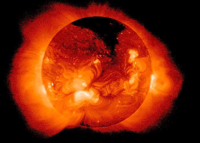 Corona in X-rays Corona heated to millions of degrees by flares?, 