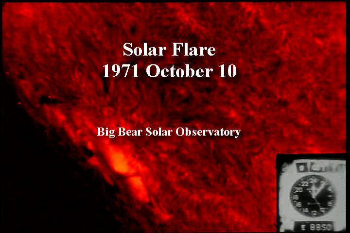 Solar Flare Movie Flares can last