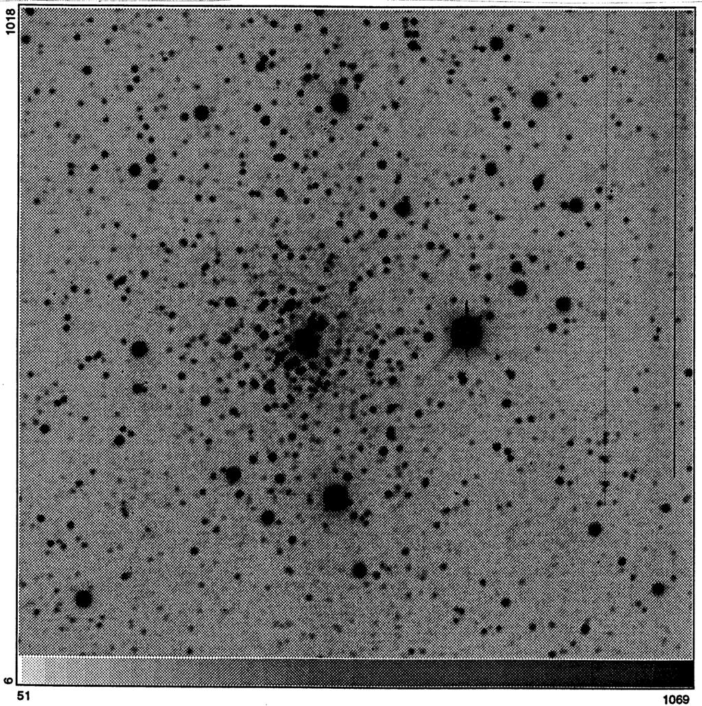 S. Ortolani et al.: The metal-rich bulge globular cluster Terzan 2 615 Fig. 1. NTT V image of Terzan 2. Dimensions are 2.2 x2.2. accuracy (±0.