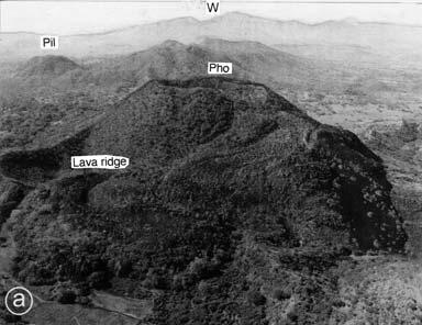 ,/* 229 Fig, Jorullo volcano, an aerial photo viewed from Fig A group photo at the western rim of Jorullo the east Photo taken Dec +/,,**2 (from the crater The background is lava field at the