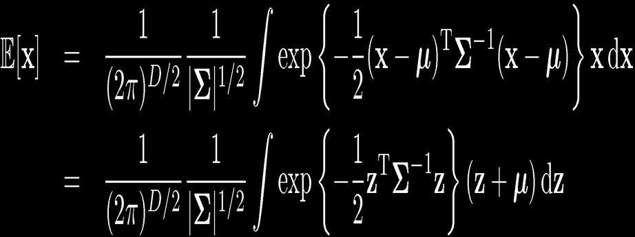 Moments of the Gaussian DistribuAon The expectaaon of x under the