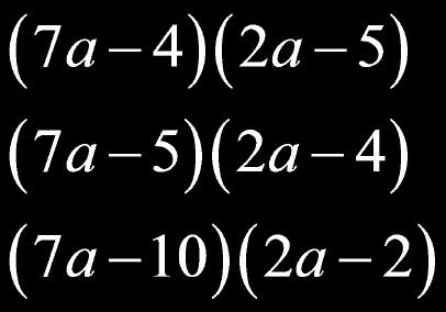 Since b is negative, larger factor of -20 must be negative. Factor 6y² - 13y - 5 Factors of -20 Sum = -1? Step 1: alculate ac.