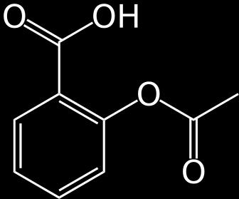 Aspirin, acetylsalicylic acid, C 9 H