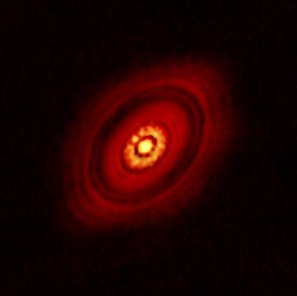 planet forming disk what s in it?