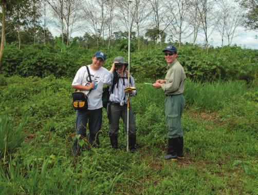 during data collection. Analysts can train project members on field data collection and quality control procedures, as well as participate in fieldwork.