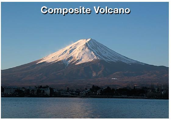 20.2 Shield and composite volcanoes *A tall cone, or