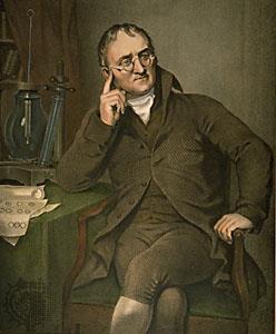 Dalton: 1766-1844 >All elements composed of tiny particles called atoms >Atoms of same element are identical; atoms of different elements are different >Atoms