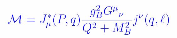Scattering Amplitudes Basic Formalism: Scattering Amplitudes B Spin 1 projection tensor Lepton current amplitude (known): Hadron current