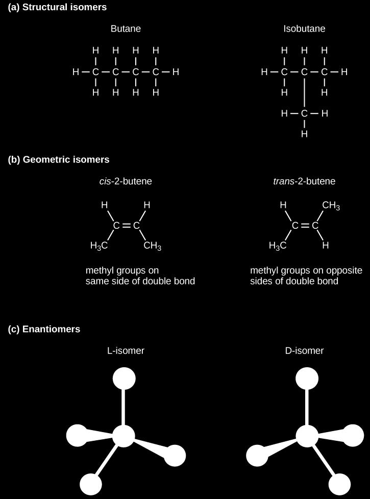 differently are called isomers.