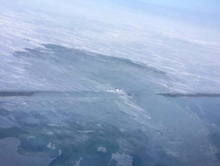 In the first part of March 2015, a huge icing began to develop in the delta of the Sagavanirktok (Sag) River on the Beaufort Sea Coastal Plain of Alaska an area with severe arctic climate and thick