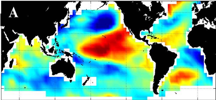 Line Islands ENSO El Niño-Southern Oscillation (December 1997 SST