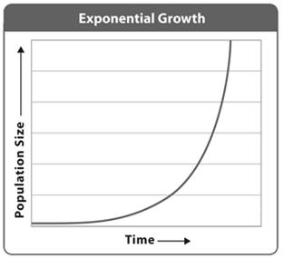 Growing populations have a positive growth rate; shrinking populations have a negative growth rate.