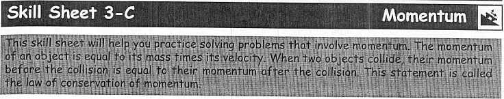 Likewise, the momentum of the ball coming toward the bat, determines how much force you must use when swinging the bat to get a home run. What is momentum?