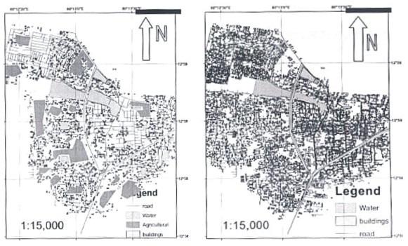 Infrastructure development along the transport corridor a study using Remote Sensing and GIS by Ramesh (2006) carried out at the Institute of Remote Sensing, Anna University, analyzed the development