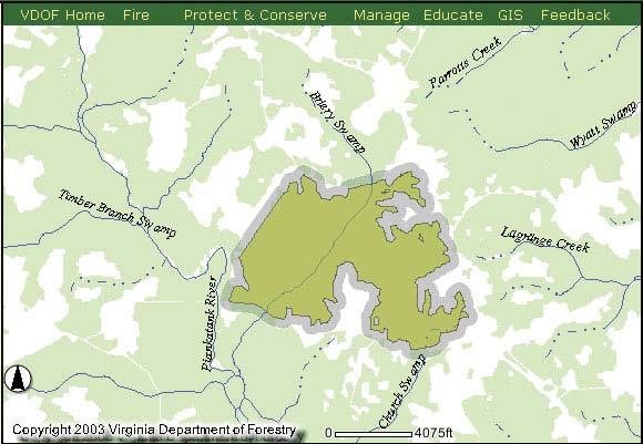 decisions about Virginia's forest resources. For example, visitors to the ForestRIM Web site (www.forestrim.