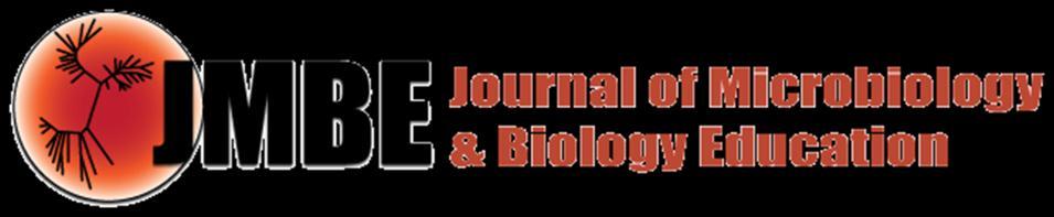 JOURNAL OF MICROBIOLOGY & BIOLOGY EDUCATION, May 2013, p. 107-109 DOI: http://dx.doi.org/10.1128/jmbe.v14i1.