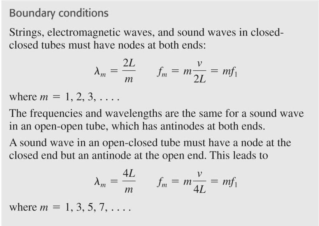 Standing Waves Physics 207: Lecture 29, Pg 71 f