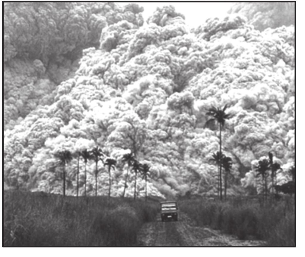 22 Figure 13 is a photograph of a volcanic eruption. Figure 13 2.