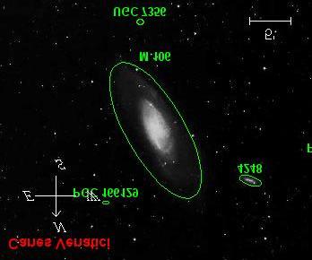Our last galaxy in this particular region is M106.