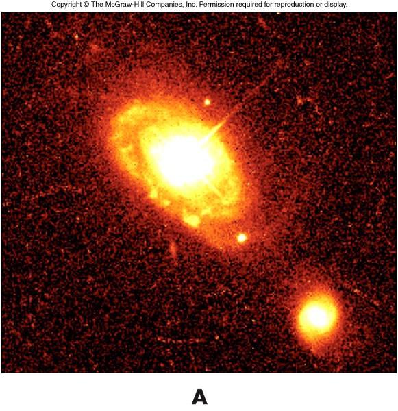 Quasars Recent images reveal quasars often lie in faint, fuzzy-looking objects that appear to be ordinary galaxies Based on output
