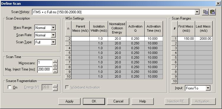 Tuning and Calibrating Automatically in the ESI/MS Mode 'JOOJHBO-52 Setting Up the MS Detector in the Xcalibur Data System for Tuning and Calibration 5.