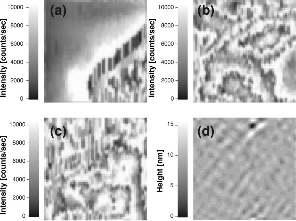J. Chem. Phys., Vol. 117, No. 3, 15 July 2002 Near-field Raman imaging of organic molecules 1299 FIG. 5. Raman spectra of Crystal Violet a with and b without a metallic tip.