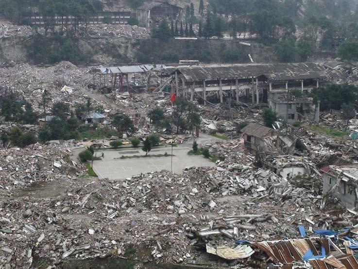 Thematic Frame: Sichuan Earthquake, China, 12 May 2008 Yingxiu Elementary School, Sichuan - Photo credit: Julia Kao on Flickr Magnitude: 7.