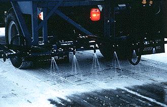 16. Rock salt is thrown on icy pavement to make roadways safer for driving in winter. This process works because the dissolved salt lowers the freezing point of water. 17.