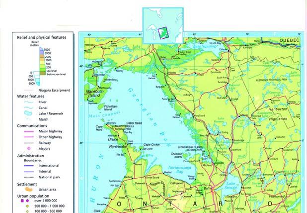 Types of Maps General Purpose Maps A map drawn to scale using
