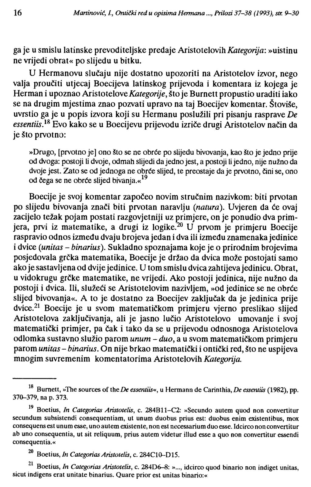 16 Martinovi~, 1, Ontički red u opisima Hermana..., Prilozi 37-38 (1993), str.