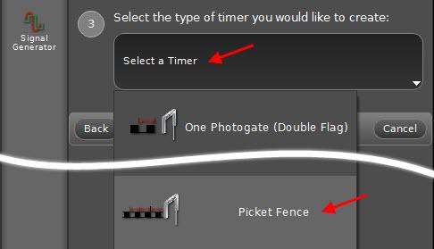 1 Select [Pre-Configured Timer] and click