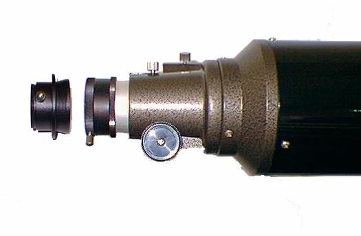 Built-in T-Adapter Threads 1 ¼ Eyepiece Adapter Focuser Tension Screw 2 Focuser Barrel Focuser Knob Figure 4 Attaching a Camera To attach a camera to your 80ED spotter: 1.