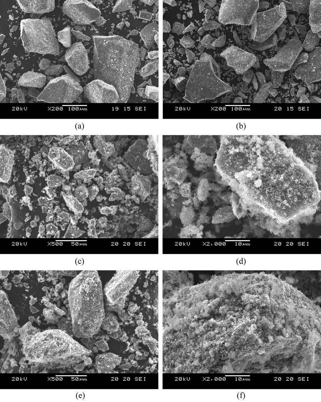 Preparation of Carbon-Coated TiO2 at Different Heat Treatment Temperatures and Their Photoactivity 261 SEM micrographs of carbon-coated TiO2 prepared at different heat treatment temperatures; (a)