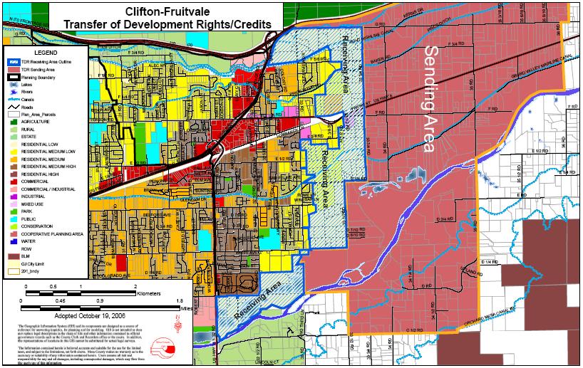 Land Use and Zoning Page 4 of 10 TRANSFER OF DEVELOPMENT RIGHTS/CREDITS POTENTIAL RESIDENTIAL BUILD OUT The residential future land use classes depicted in the map indicate a range of density