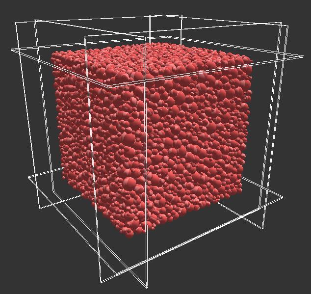 cubic box A unique homogeneous value of succion in the sample (thermodynamic equilibrium)