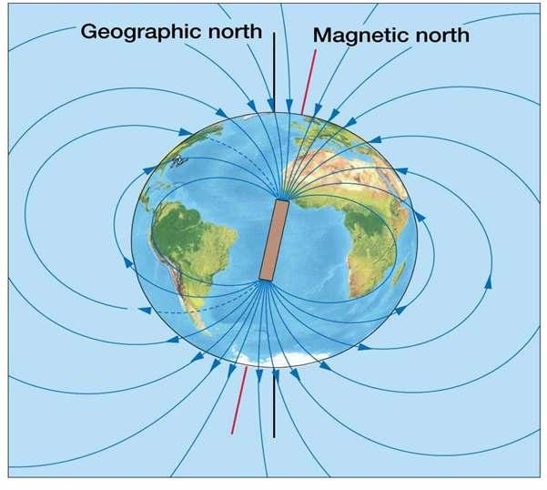 Evidence for Plate Tectonics Earth s magnetic field and paleomagnetism Earth has magnetic