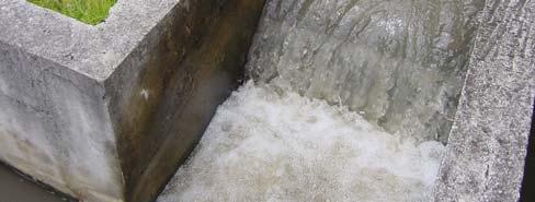 channels to measure the volumetric rate of water flow The crest of a measurement weir is usually