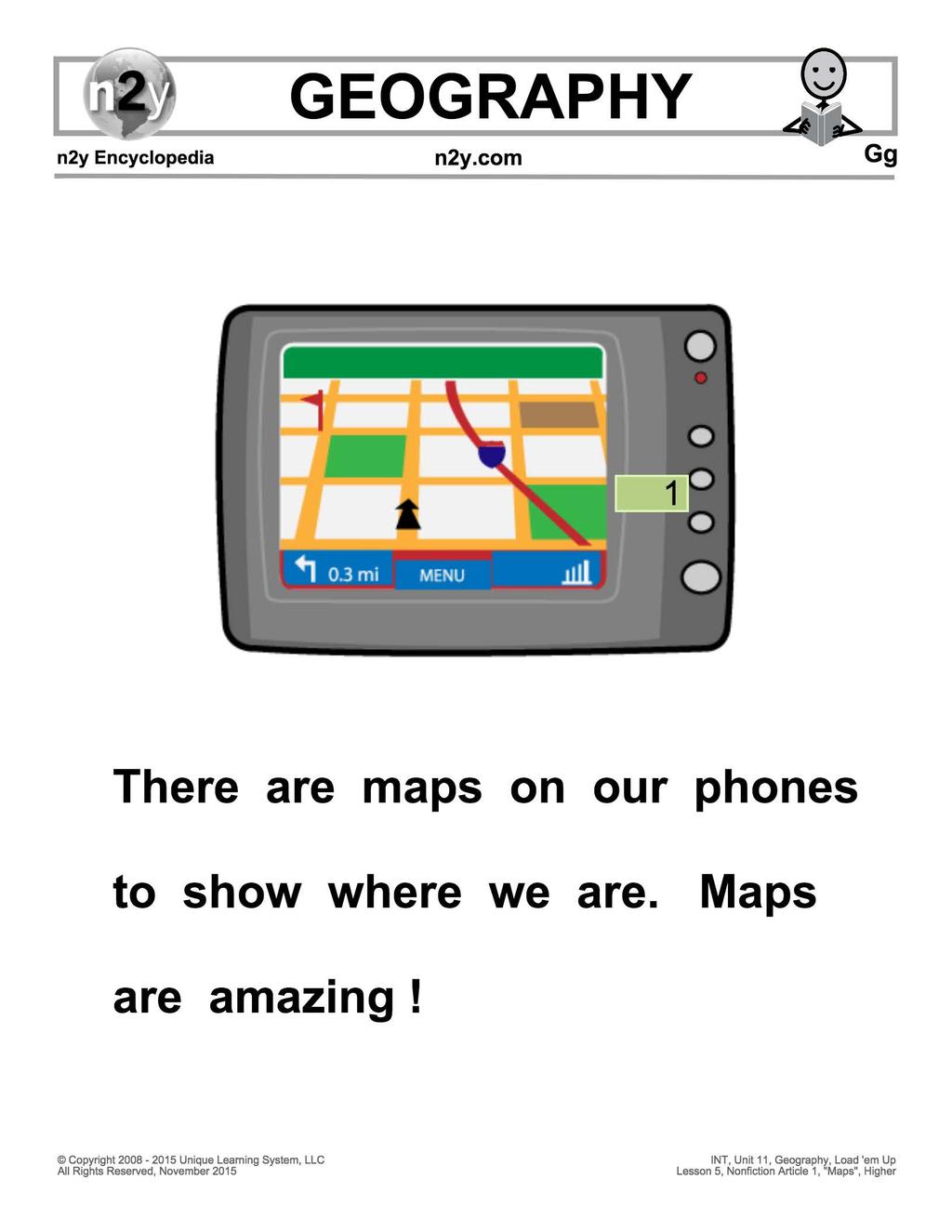 ., 0.3 mi MENU Jill There are maps on our phones to show where we are.