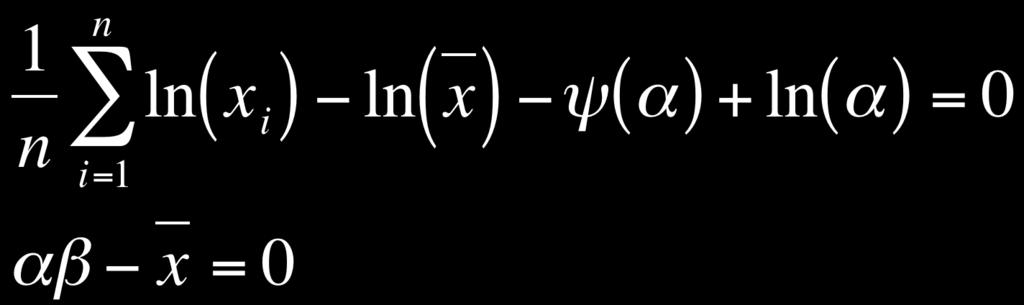 1) for - < µ < and σ > 0. The maximum likelihood estimator of µ is the sample mean. The maximum likelihood estimator of σ 2 