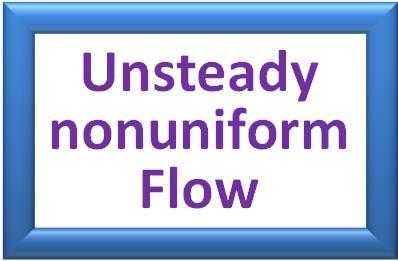 Types of open channel flows Steady uniform Flow Gradually