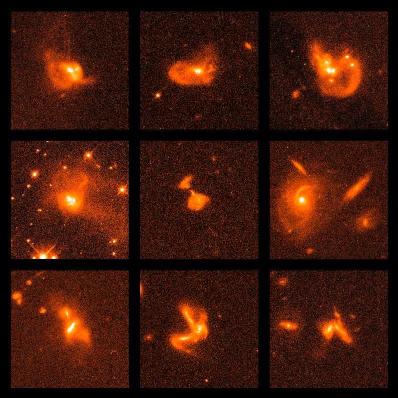 Ultraluminous Infrared Galaxies (ULIRGs) HST/ACS (NASA/ESA) LIR >