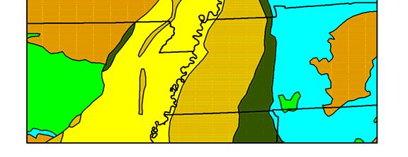 MISSOURI ARKANSAS Study Site ILLINOIS NMSZ TENNESSEE INDIANA KENTUCKY Mississippian Pennsylvanian Ordovician Precambrian