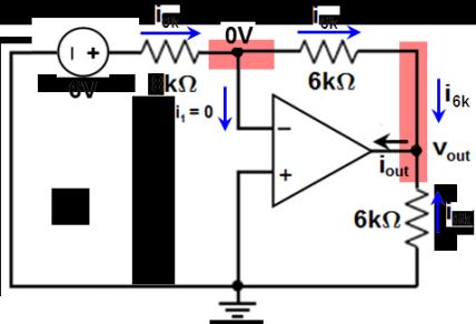 0 30 a 0 b 30 c 30 0 9 b a+ b a 0 0 30 0 0 30 30 b V 3 c V Applying Ohm's law to get the current i 0, a 3V V i 3 ma i 30k 30k 0 Example 6.3 Summing Amplifier Find and the current i 0.