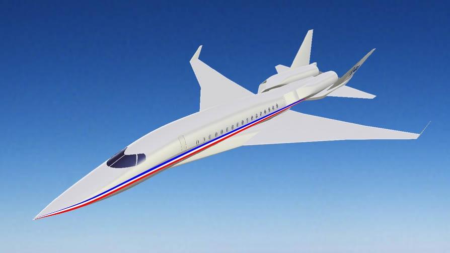 The target flight condition is defined to simulate the low-boom characteristics of the quiet supersonic transport (QSST) in the cruise flight at Mach 1.