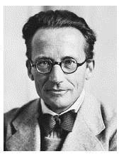 K Ervin Schrödinger 1887-1961 The wave nature of the electron Propagation law of electron waves (1926): A wave function(or state function) Ψ(x,t) is used to describe the amplitude of the electron