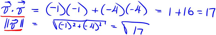 The Dot Product of Two Vectors If uu = aaıı + bbȷȷ and vv = ccıı + ddȷȷ, then the dot product of uu vv = aaaa + bbbb.