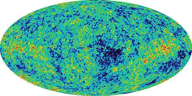 Light from the Early Universe So what should light from 400,000 years after the Big Bang look like? It should have a spectrum that corresponds to the temperature of the Universe at that time, 3000 K.