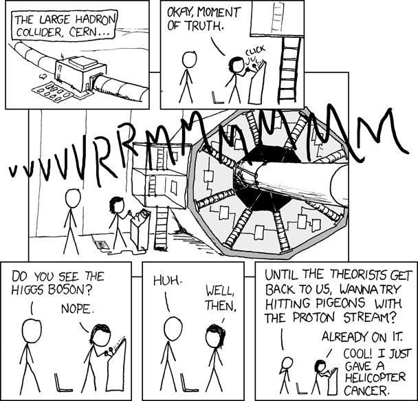 One view of experiment xkcd, http://xkcd.