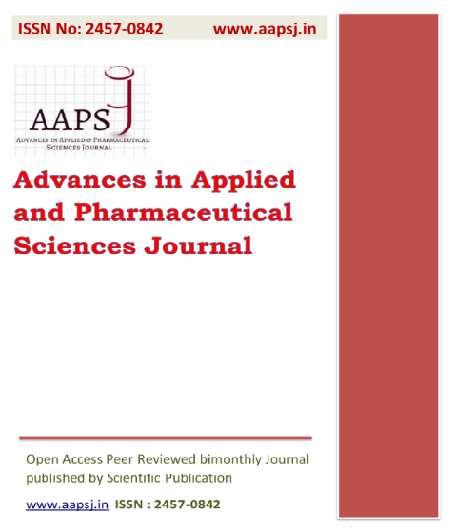 Advances in Applied and Pharmaceutical Sciences Journal TM Volume, Issue 3 (27), 5-54 Available online at www.aapsj.
