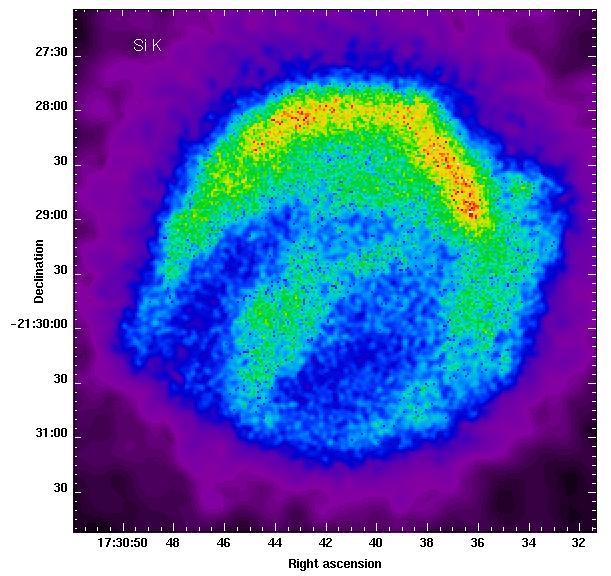 Characterization of the elements synthesized in Kepler s SNR Kepler s SNR : an historical debated SN Ia supernova remnant (SN 1604) Fe L Si K